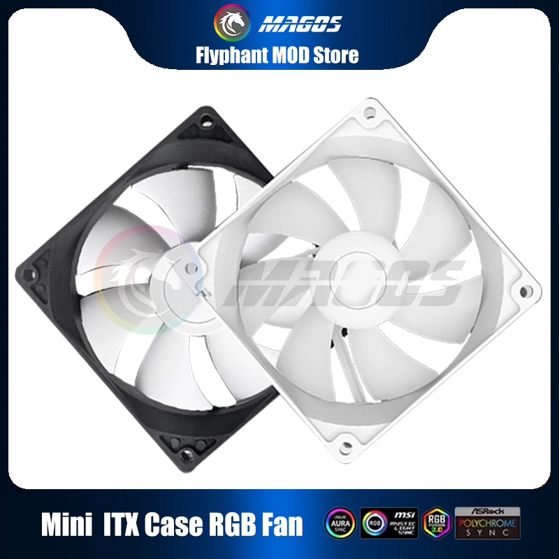 Fly Line - Casing Mini ITX Kipas ARGB 8Cm