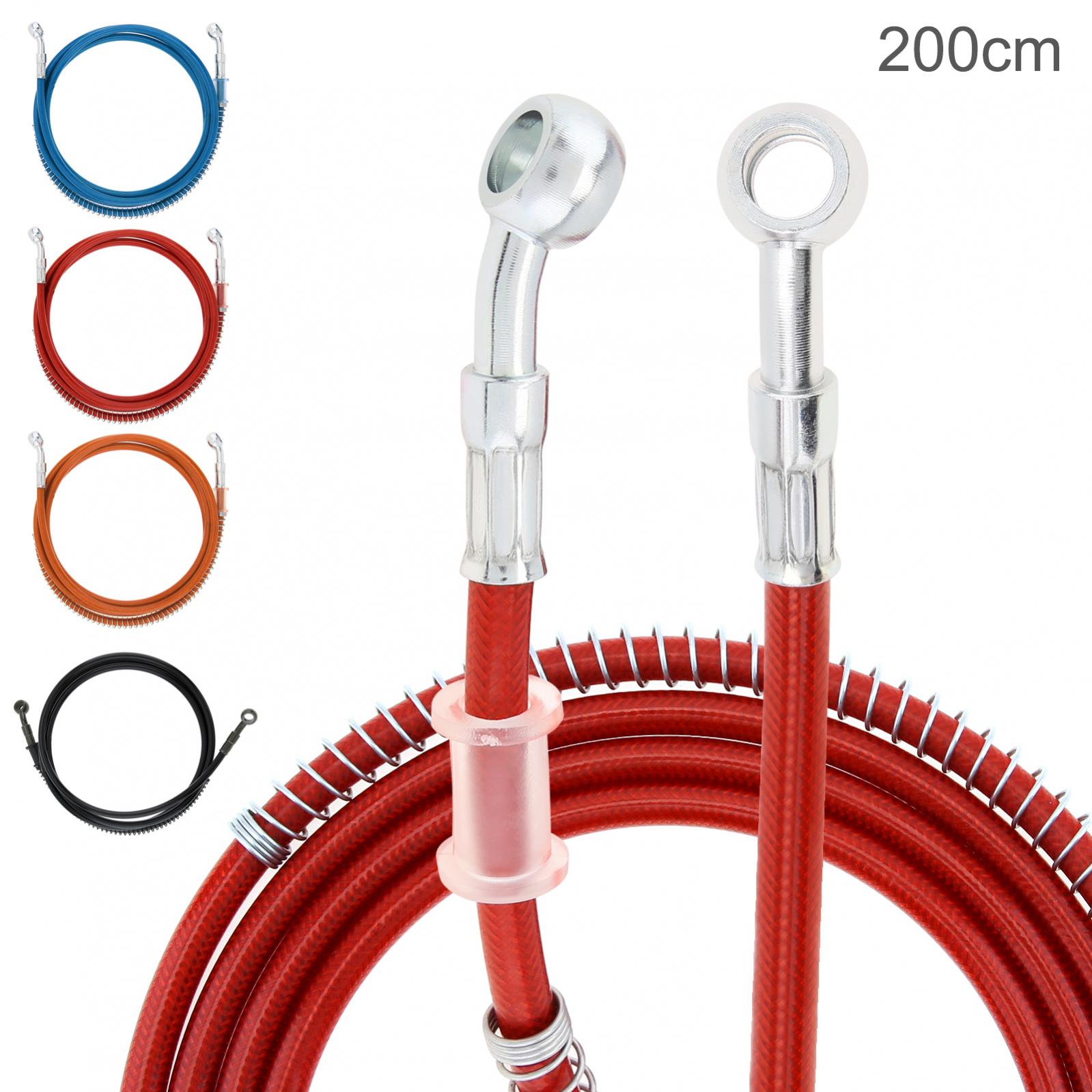 Braided Line - Kabel rem kepang sepeda motor, 200cm