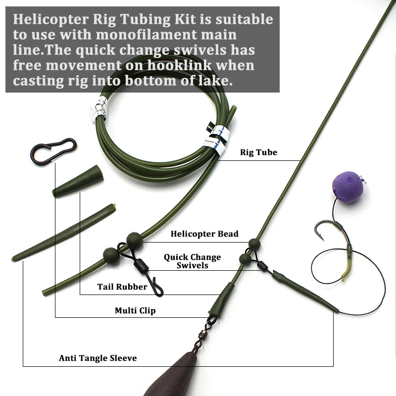 3x Digunakan Rig Rig Tabung He - Leader Line ulasan dan harga